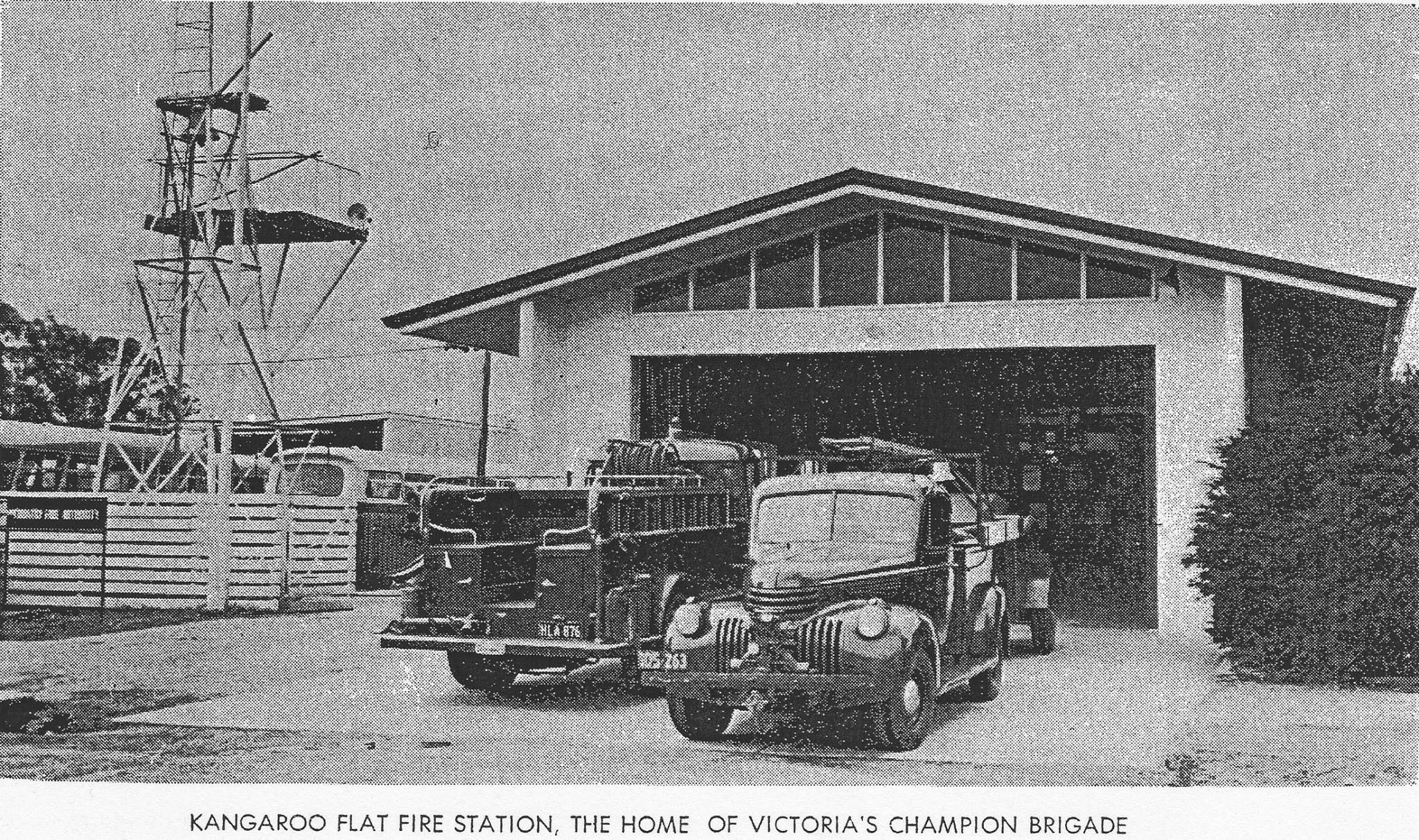 Kangaroo Flat Fire Station circa 1960s